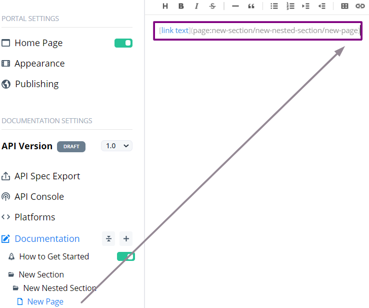 APIMatic Portal Editor Slug