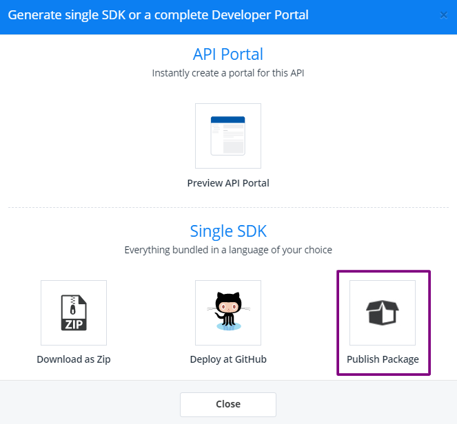 Download SDK APIMatic