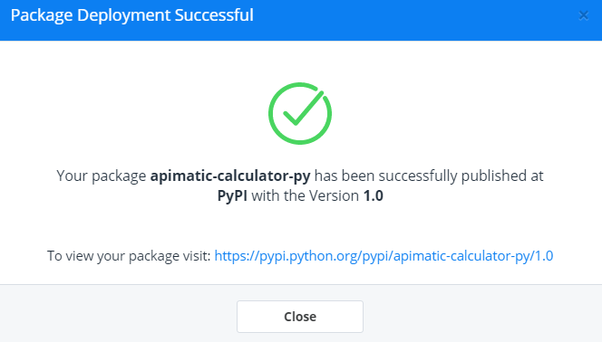 Package Published